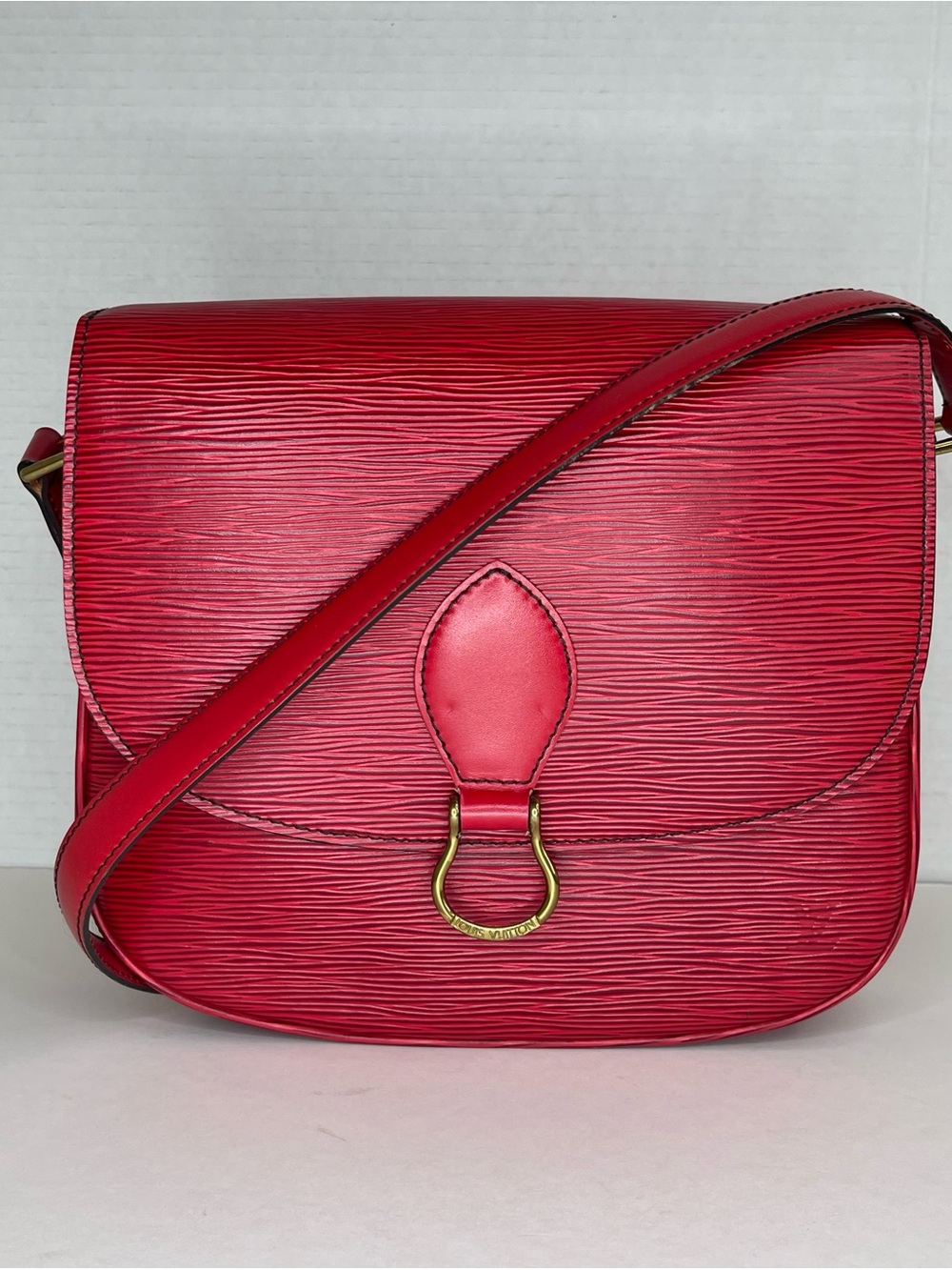 Louis Vuitton Epi Saint Cloud GM Shoulder Bag With Box